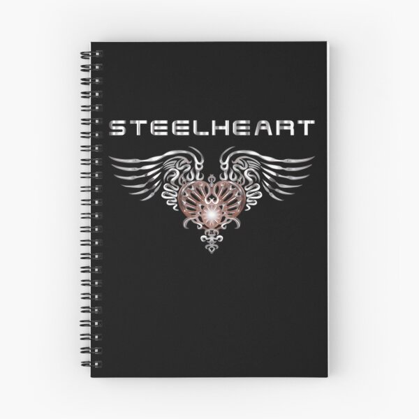 Item preview, Chrome Metallic Heart With Wings And Central Glowing Light designed and sold by UnitedColours.