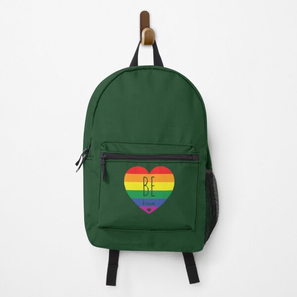Item preview, Be Brave - Pride Flag Heart 97 designed and sold by Eptxzookeepers.