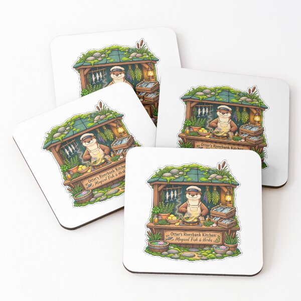 Item preview, Otter’s Riverbank Kitchen | Magical Fish & Herbs designed and sold by MrDev.