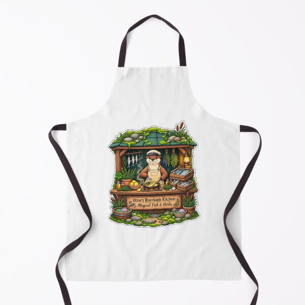 Item preview, Otter’s Riverbank Kitchen | Magical Fish & Herbs designed and sold by MrDev.