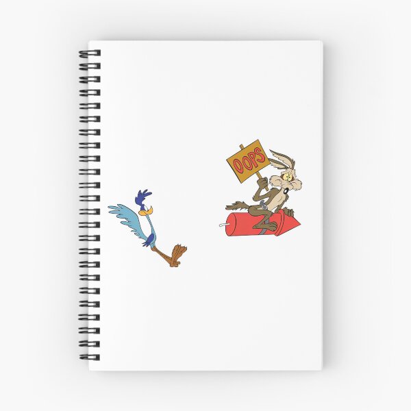 Item preview, Looney Tunes Wile E Coyote Riding Rocket chasing Road Runner designed and sold by sauruscreated.