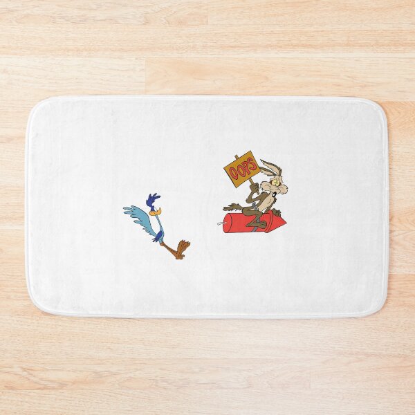 Item preview, Looney Tunes Wile E Coyote Riding Rocket chasing Road Runner designed and sold by sauruscreated.