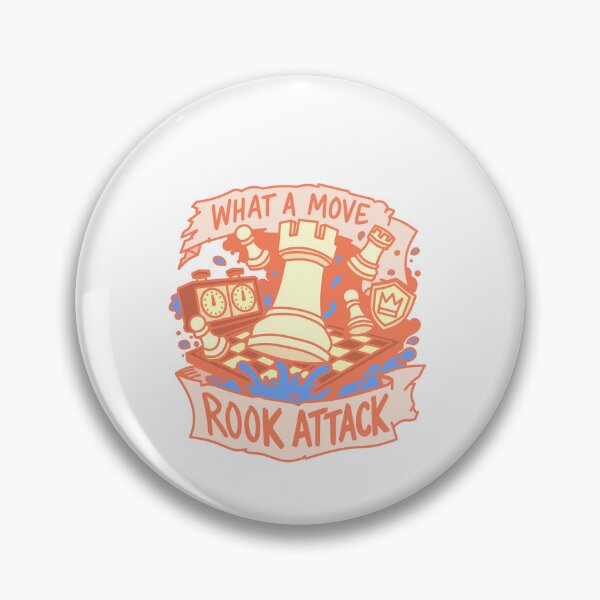 Item preview, Rook Attack Chess Player Strategy designed and sold by ExclusiveThink.