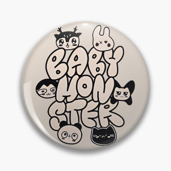 Item preview, BabyMonster Cute Cute Cartoon Doodle Logo Kpop designed and sold by moamaxshop.