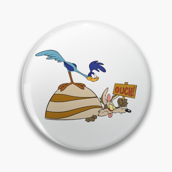 Item preview, Looney Tunes Road Runner Standing On Flattened Wile E Coyote designed and sold by sauruscreated.
