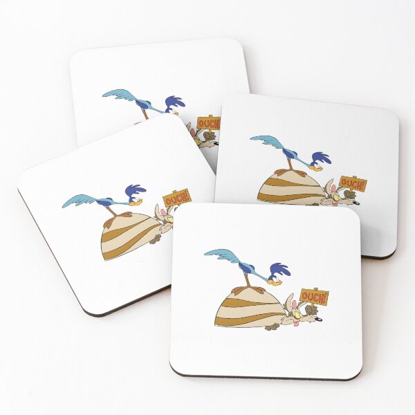 Item preview, Looney Tunes Road Runner Standing On Flattened Wile E Coyote designed and sold by sauruscreated.