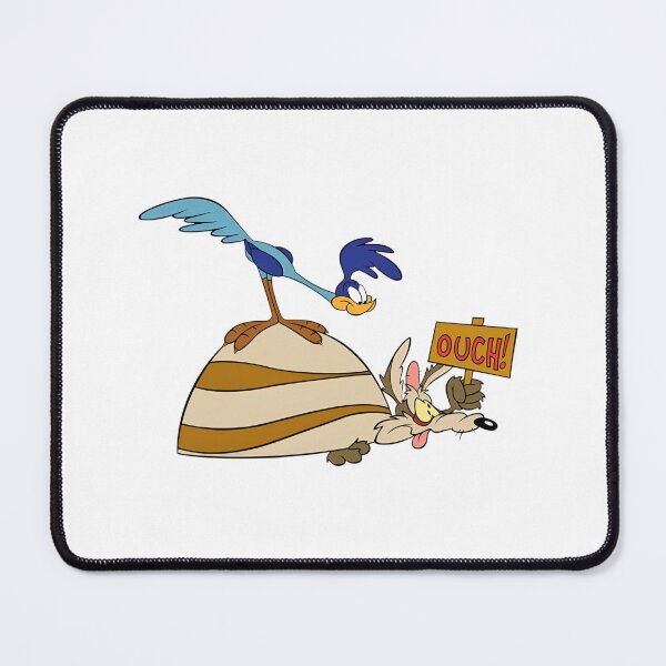 Item preview, Looney Tunes Road Runner Standing On Flattened Wile E Coyote designed and sold by sauruscreated.