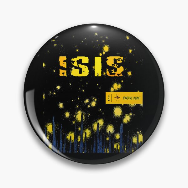 Item preview, Yellow Starry Night Pattern Above Tall Blue Pillars designed and sold by nitroexcalibur.
