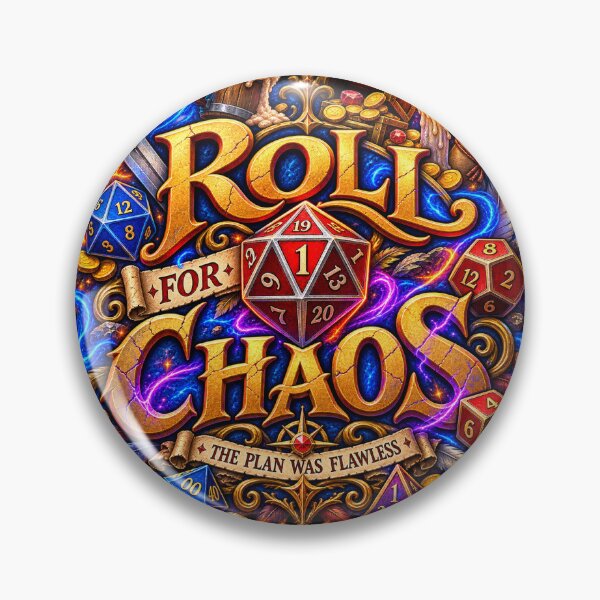 Item preview, The Plan Was Flawless: Roll for Chaos designed and sold by Spectrum House Designs.
