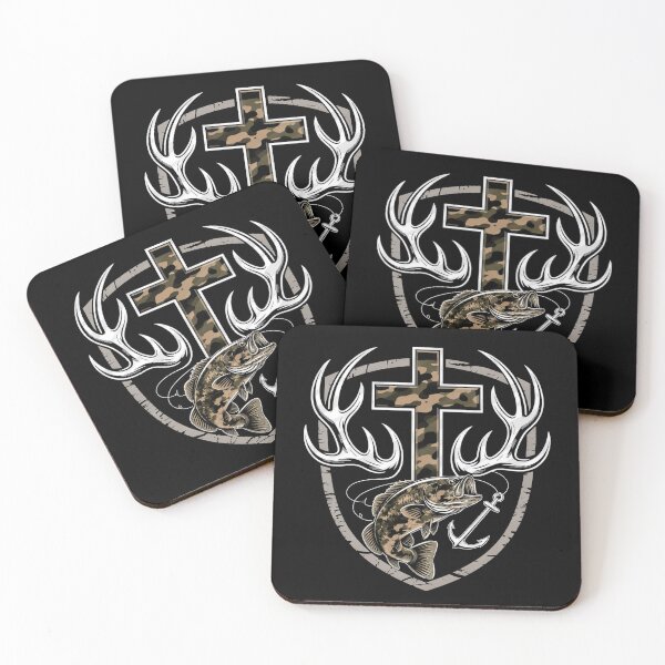 Item preview, Youth Camo Faith Hunting Fishing Cross Hook Christian Jesus funny  designed and sold by kotastiart.