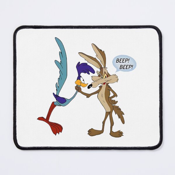Item preview, Looney Tunes Wile E Coyote Saying Beep Beep To Road Runner designed and sold by sauruscreated.