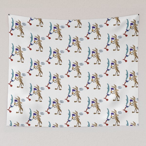 Item preview, Looney Tunes Wile E Coyote Saying Beep Beep To Road Runner designed and sold by sauruscreated.