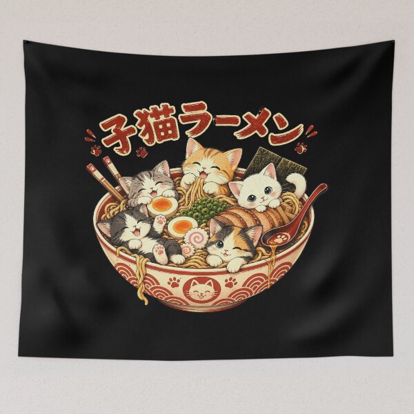 Item preview, vintage kitty ramen designed and sold by lakanarivas.