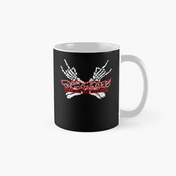 Item preview, Japanese Hardcore Rock Skeleton Hands Horns designed and sold by meedtrading.
