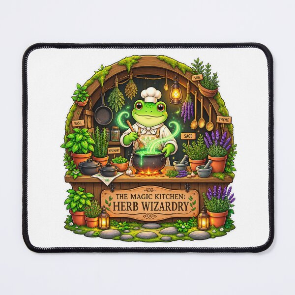 Item preview, The Magic Kitchen: Herb Wizardry | Enchanted Frog Herbalist & Magical Herbs designed and sold by MrDev.