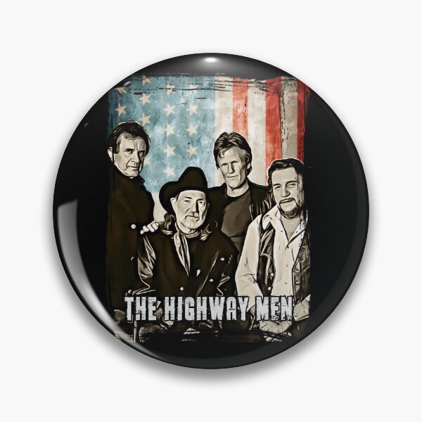 Item preview, Four Country Musicians Posing Together Before American Flag designed and sold by nitroexcalibur.