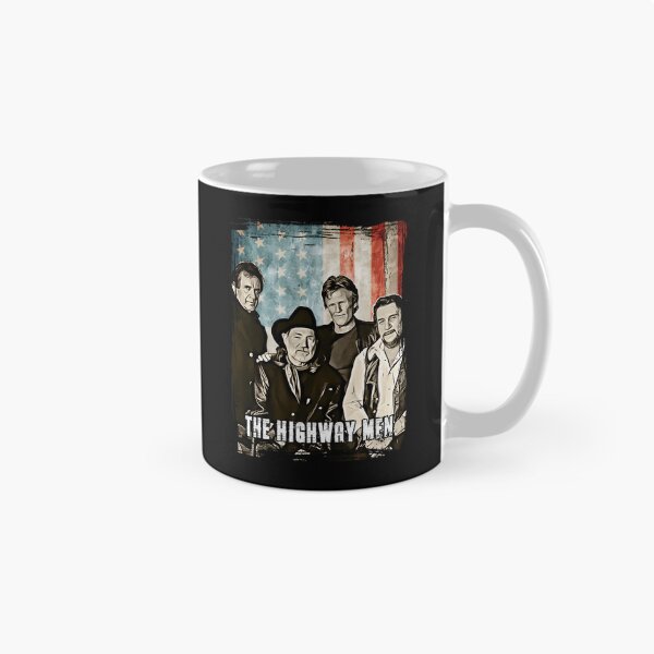 Item preview, Four Country Musicians Posing Together Before American Flag designed and sold by nitroexcalibur.