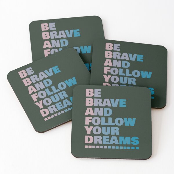 Item preview, Be Brave And Follow Your Dreams 104 designed and sold by EmbroPUP.