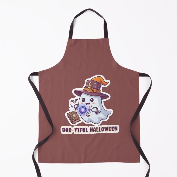 Item preview, Cute Kawaii Wizard Ghost Boo tiful Halloween designed and sold by Amituniqdesign .