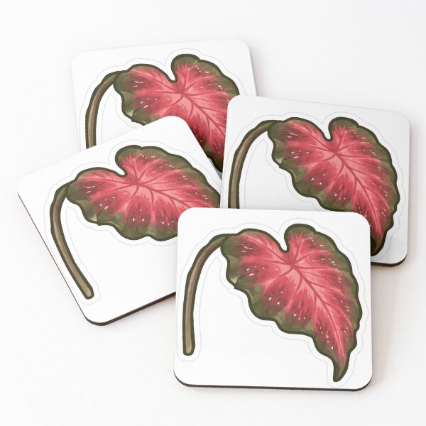 Item preview, Drooping Red Caladium Leaf designed and sold by fawnette!.