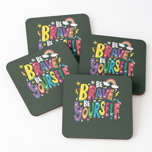 Item preview, Be Brave Be Yourself 42 designed and sold by EmbroPUP.