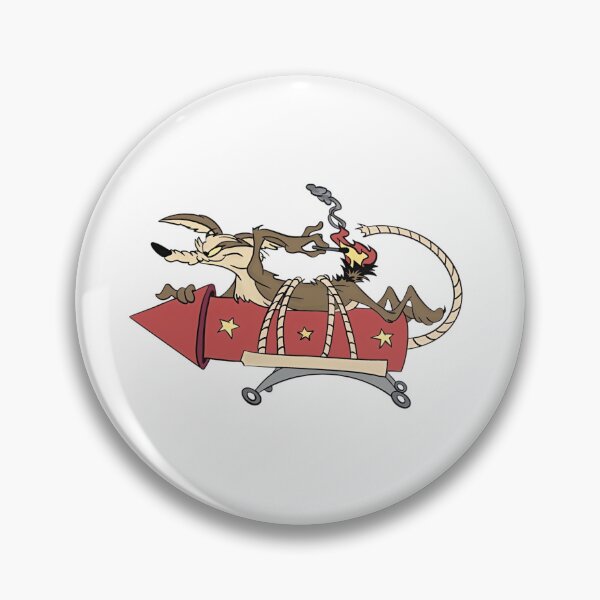 Item preview, Looney Tunes Wile E Coyote Lighting Match On Acme Rocket designed and sold by sauruscreated.