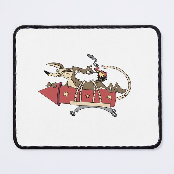 Item preview, Looney Tunes Wile E Coyote Lighting Match On Acme Rocket designed and sold by sauruscreated.