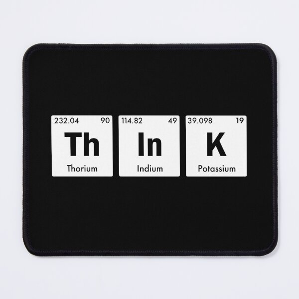 Item preview, Think White Periodic Table Chemistry  designed and sold by teeperfect.
