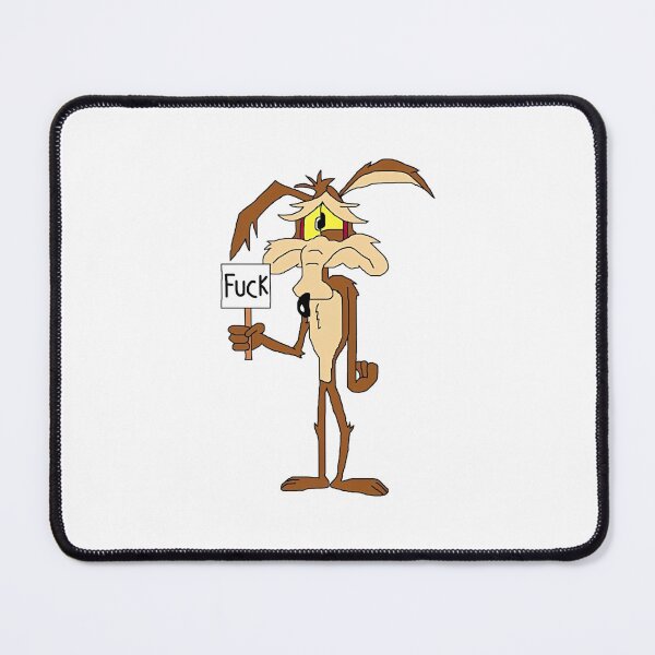 Item preview, Looney Tunes Wile E Coyote Holding Fuck Sign designed and sold by sauruscreated.