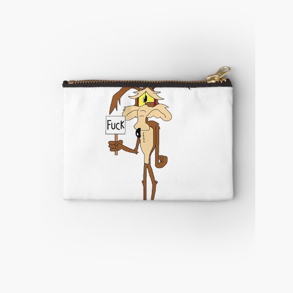 Item preview, Looney Tunes Wile E Coyote Holding Fuck Sign designed and sold by sauruscreated.