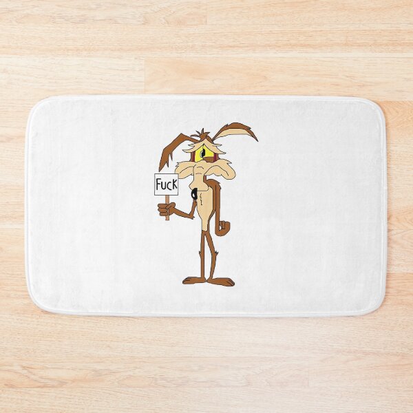 Item preview, Looney Tunes Wile E Coyote Holding Fuck Sign designed and sold by sauruscreated.