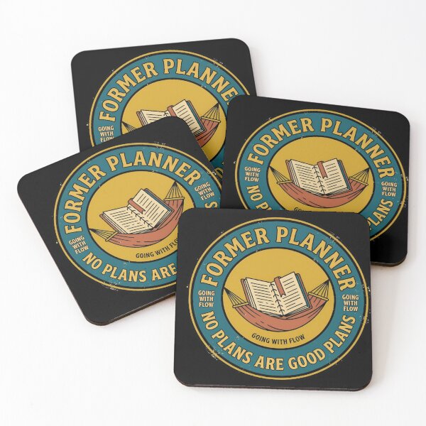 Item preview, Former Planner No Plans Are Good Plans Vintage Badge designed and sold by DuckOddity.