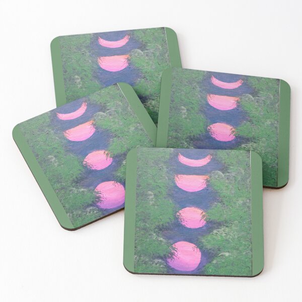 Item preview, Pink Moons on the River designed and sold by RyanAshCrafts.