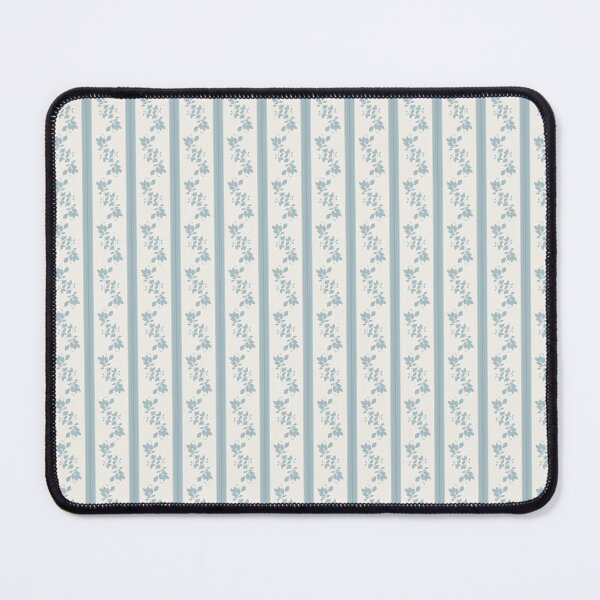 Item preview, Vintage Blue Botanical Stripe designed and sold by Haruwa.