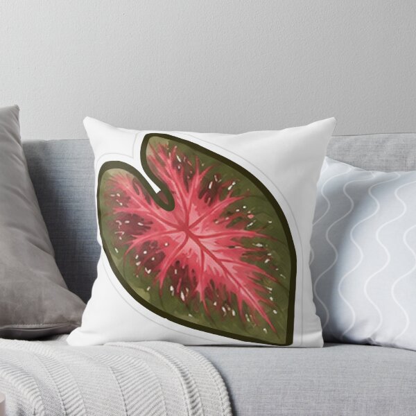 Item preview, Red Caladium Tropical Leaf designed and sold by fawnette!.