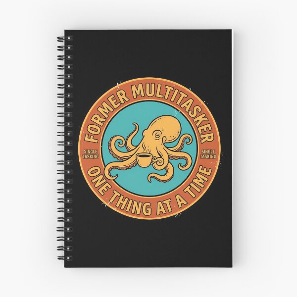 Item preview, Former Multitasker One Thing At A Time Vintage Badge designed and sold by DuckOddity.