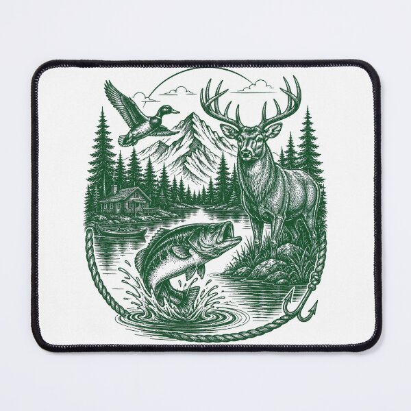 Item preview, Youth Boy Deer Duck Fishing Camo Hunting Kid Mens Natural designed and sold by kotastiart.