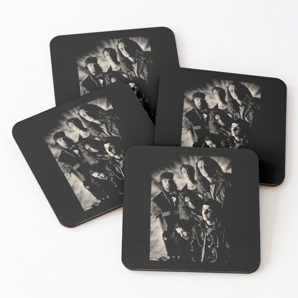 Item preview, High Contrast Portrait Of Six Long Haired Musicians Posing designed and sold by haythjr.