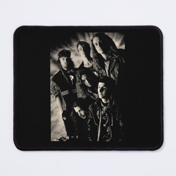 Item preview, High Contrast Portrait Of Six Long Haired Musicians Posing designed and sold by haythjr.