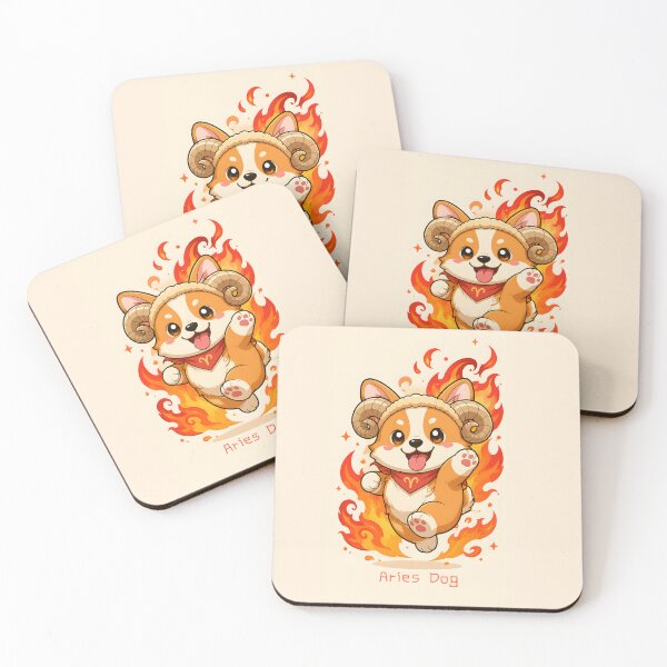 Item preview, Cute Aries Corgi Zodiac Fire Sign Dog Astrology designed and sold by ChubbyGoong.