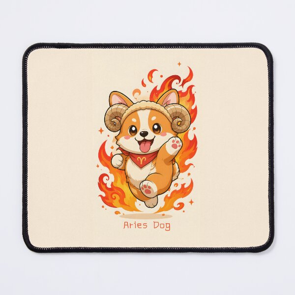 Item preview, Cute Aries Corgi Zodiac Fire Sign Dog Astrology designed and sold by ChubbyGoong.