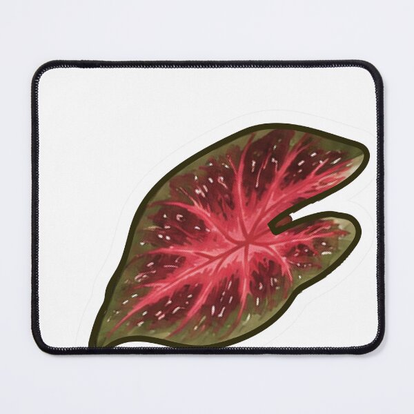 Item preview, Slender Red Caladium Leaf designed and sold by fawnette!.
