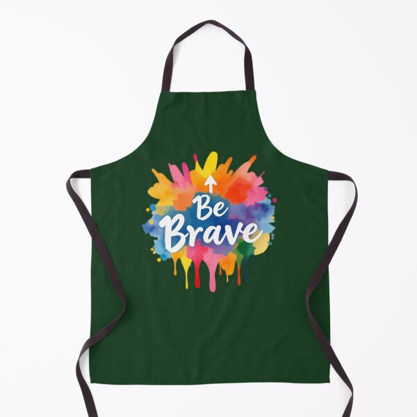 Item preview, Be Brave Watercolor Splash 563 designed and sold by DreamStation01.
