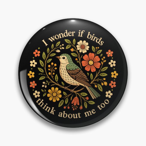 Item preview, I Wonder If Birds Think About Me Too Humor designed and sold by charoen-design.