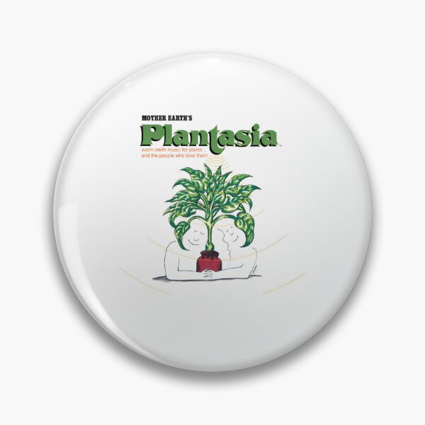 Item preview, Green Potted Plant Emitting Sound Waves Above Two Hugging Figures designed and sold by haythjr.