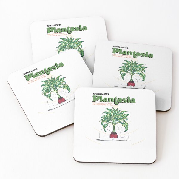Item preview, Green Potted Plant Emitting Sound Waves Above Two Hugging Figures designed and sold by haythjr.