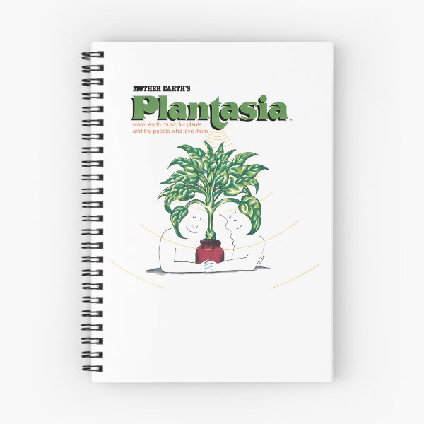 Item preview, Green Potted Plant Emitting Sound Waves Above Two Hugging Figures designed and sold by haythjr.