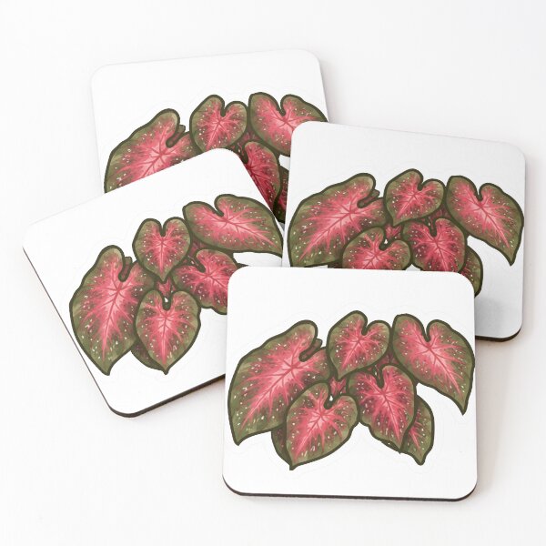 Item preview, Red Caladium Plant Cluster designed and sold by fawnette!.