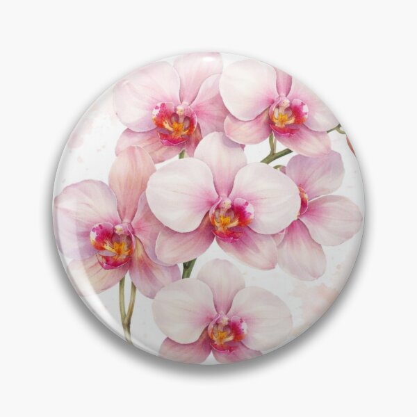 Item preview, Pink Moth Orchid Plant Watercolour Art Print designed and sold by EcologicoolShp.