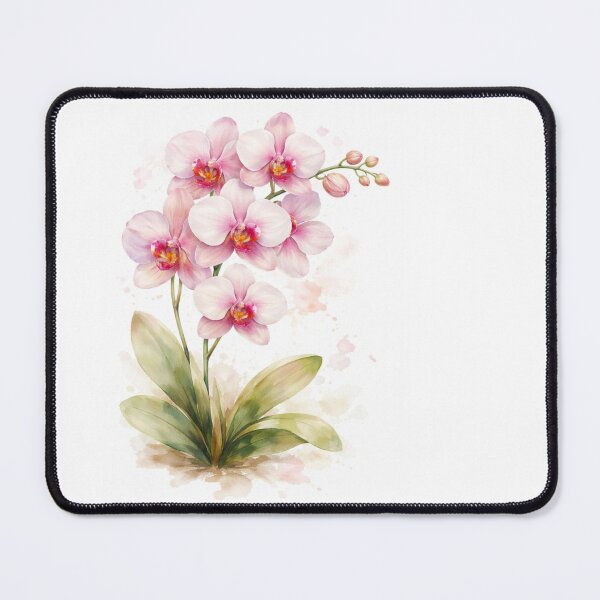 Item preview, Pink Moth Orchid Plant Watercolour Art Print designed and sold by EcologicoolShp.